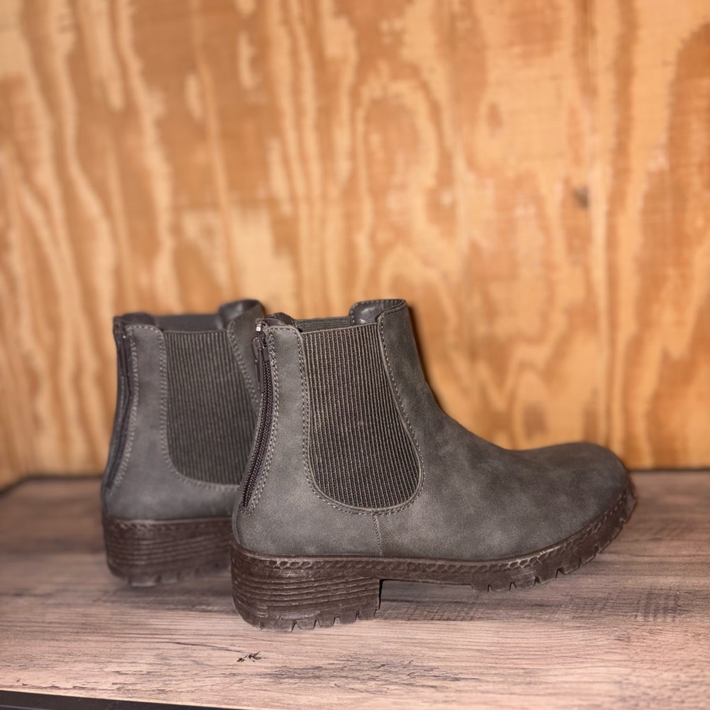Maurices Gray Ankle Boots